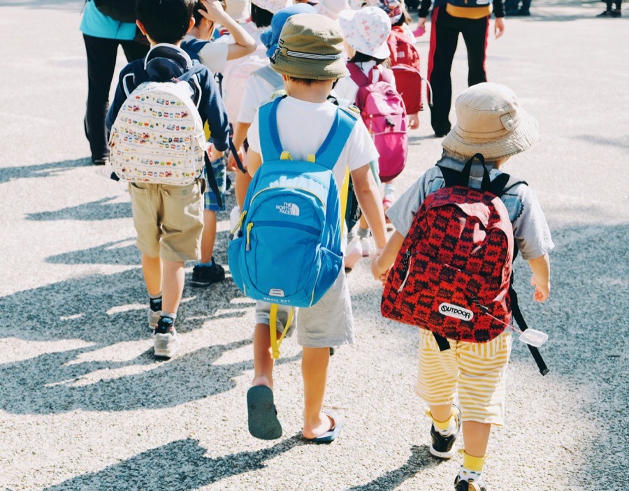 Children on a field trip